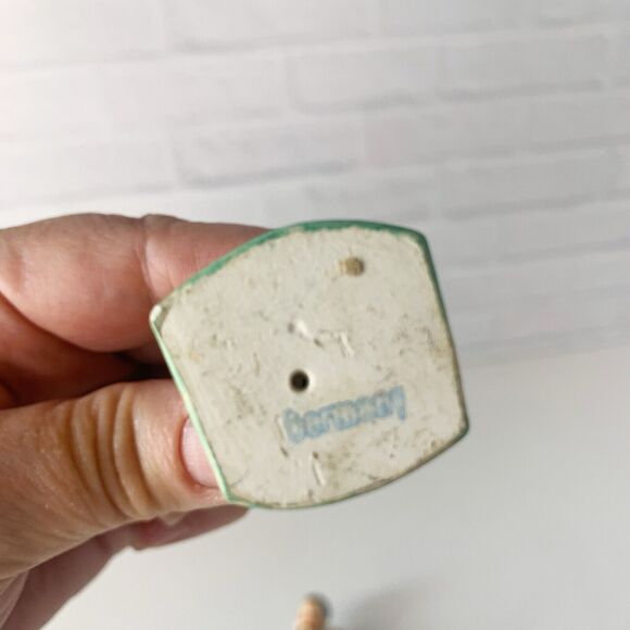 Vtg Angel Musicians Figurines Germany Saxophone Horn Violin Set of 2 Instruments - Picture 2 of 7